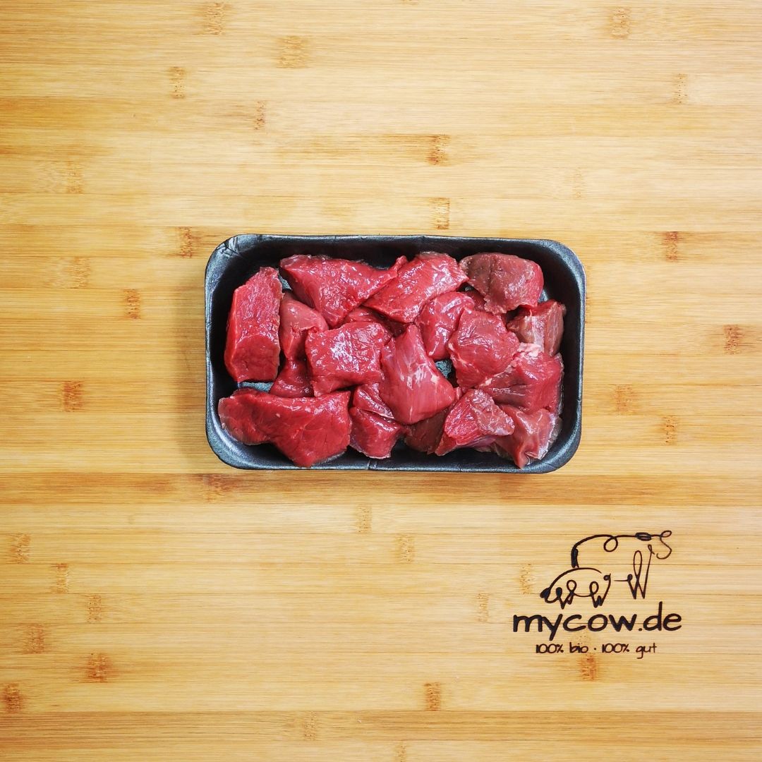 Bio-Rinder-Gulasch | Rind Fleisch-Cuts | vom | MyCow Einzelstücke Bio